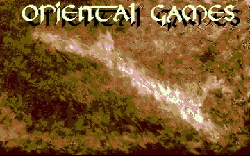 Oriental Games screen shot title